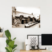 冬のおとぎコテージ ポスター (ホームオフィス)