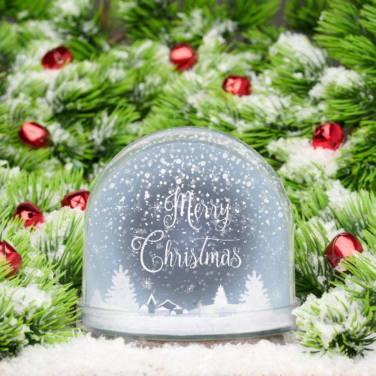 冬のおとぎ話の夜ファンタジー雪の森 (クリスマス)