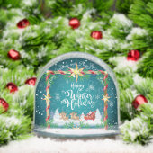 冬のおとぎ話サンタファンタジー雪の森 (クリスマス)