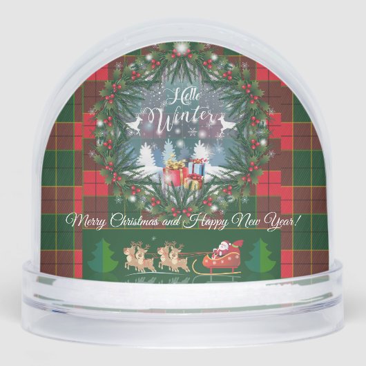 冬のおとぎ話サンタファンタジー雪の森 (正面)