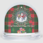 冬のおとぎ話サンタファンタジー雪の森 (裏面)