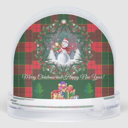 冬のおとぎ話サンタファンタジー雪の森 (裏面)