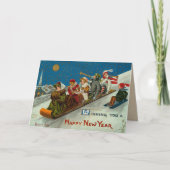 冬のおもしろいの明けましておめでとう シーズンカード (正面)