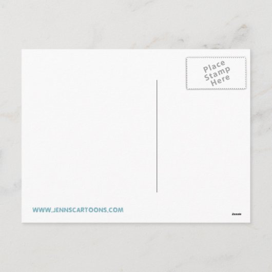 冬のおもしろいコリー |犬のクリスマス・ホリデー シーズンポストカード (裏面)