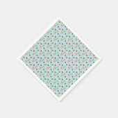 冬のおもしろいパターン スタンダードカクテルナプキン (角)