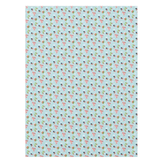 冬のおもしろいパターン テーブルクロス (正面)