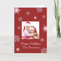 冬のおもしろいフォトカード