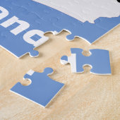 冬のおもしろい雪だるま ジグソーパズル (側面)