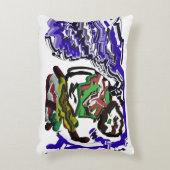 冬のおもしろい アクセントクッション (正面(垂直))