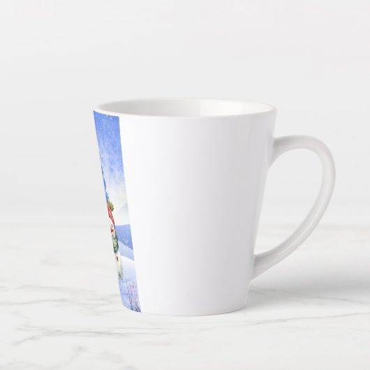 冬のおもしろい カフェラテマグ (右)