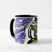 冬のおもしろい マグカップ (正面左)