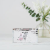 冬のおもしろい 名刺 (スタンド正面)