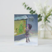 冬のおもちゃ ポストカード (スタンド正面)