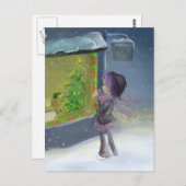 冬のおもちゃ ポストカード (正面/裏面)