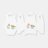 冬のお気に入りボックスに赤いロビンス フェイバーボックス (折り畳みなし)