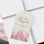 冬のお洒落プリンセスフェアリータリーファースト誕生日 ギフトタグ