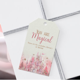 冬のお洒落プリンセスフェアリータリーファースト誕生日 ギフトタグ