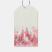 冬のお洒落プリンセスフェアリータリーファースト誕生日 ギフトタグ (裏面)