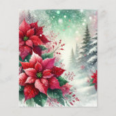 冬のお洒落ワンダーランドポインセチア (正面)