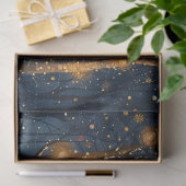 冬のお洒落切り離し中の森 薄葉紙 (ギフト)