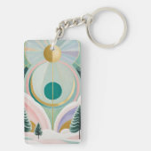 冬のお洒落夢の風景 キーホルダー (裏面)