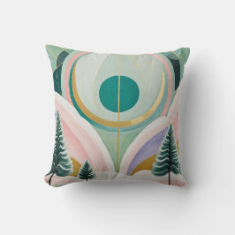 冬のお洒落夢の風景 クッション