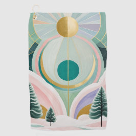 冬のお洒落夢の風景 ゴルフタオル