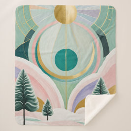 冬のお洒落夢の風景 シェルパブランケット