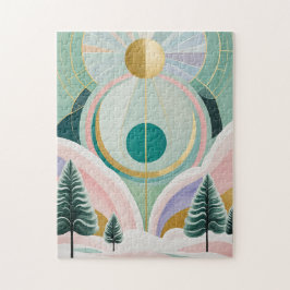 冬のお洒落夢の風景 ジグソーパズル