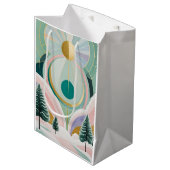 冬のお洒落夢の風景 ミディアムペーパーバッグ (正面アングル)