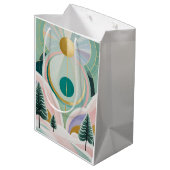 冬のお洒落夢の風景 ミディアムペーパーバッグ (裏面アングル)