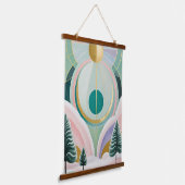 冬のお洒落夢の風景 吊り下げ型タペストリー (傾斜あり)