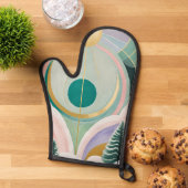 冬のお洒落夢の風景 鍋つかみ (トップダウン)