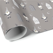 冬のお洒落格言と家 ラッピングペーパー (ロールコーナー)