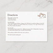 冬のお洒落結婚式の道順 エンクロージャーカード (裏面)