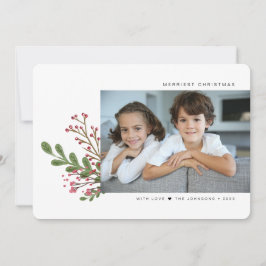 冬のお洒落緑5枚の写真 シーズンカード