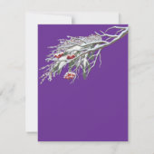 冬のお祝いと子猫 案内状 (裏面)