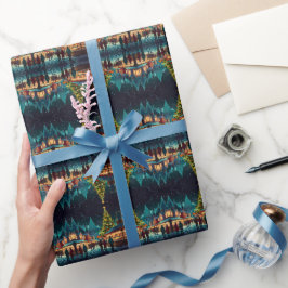 冬のお祝い ラッピングペーパー