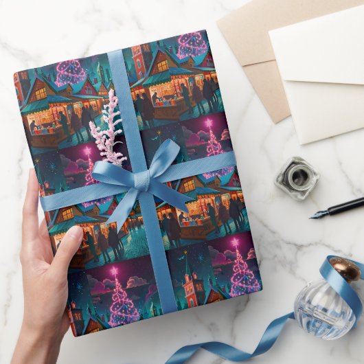 冬のお祝い ラッピングペーパー (ギフト)