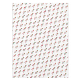 冬のかわいい切り抜きパターン赤い白メリークリスマス テーブルクロス