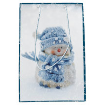 冬のかわいい雪だるまの写真 – クリスマス