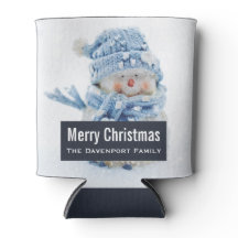 冬のかわいい雪だるまの写真 – クリスマス