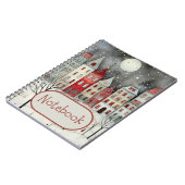 冬のかわいらしシーンのノート ノートブック (左側)