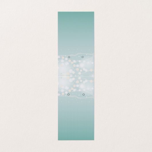 冬のかわいらし休日のテントイヤリングディスプレイカード 名刺 (外部フラット)