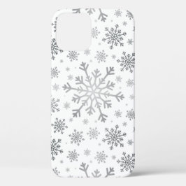 冬のかわいらし白銀のクリスマスの雪 iPhone 12 PROケース