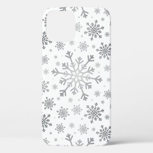 冬のかわいらし白銀のクリスマスの雪 Case-Mate iPhoneケース (裏面)