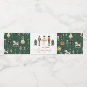 冬のくるみお洒落割り誕生日パーティー ペットボトルラベル (シングルラベル)