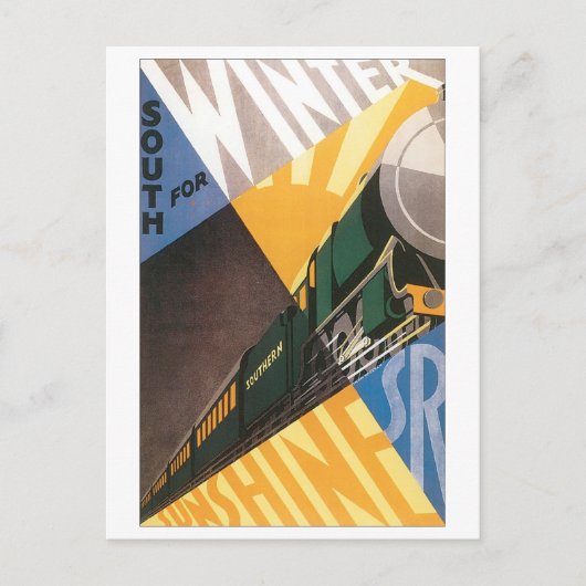 冬のために南へ ポストカード (正面)