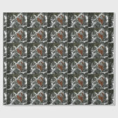 冬のどんぐり ラッピングペーパー (フラット)