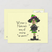 冬のないファン ポストカード (正面/裏面)